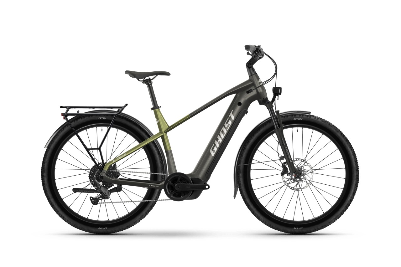 Rower elektryczny Ghost E-TERU EQ Black / Cactus Glosy 540Wh