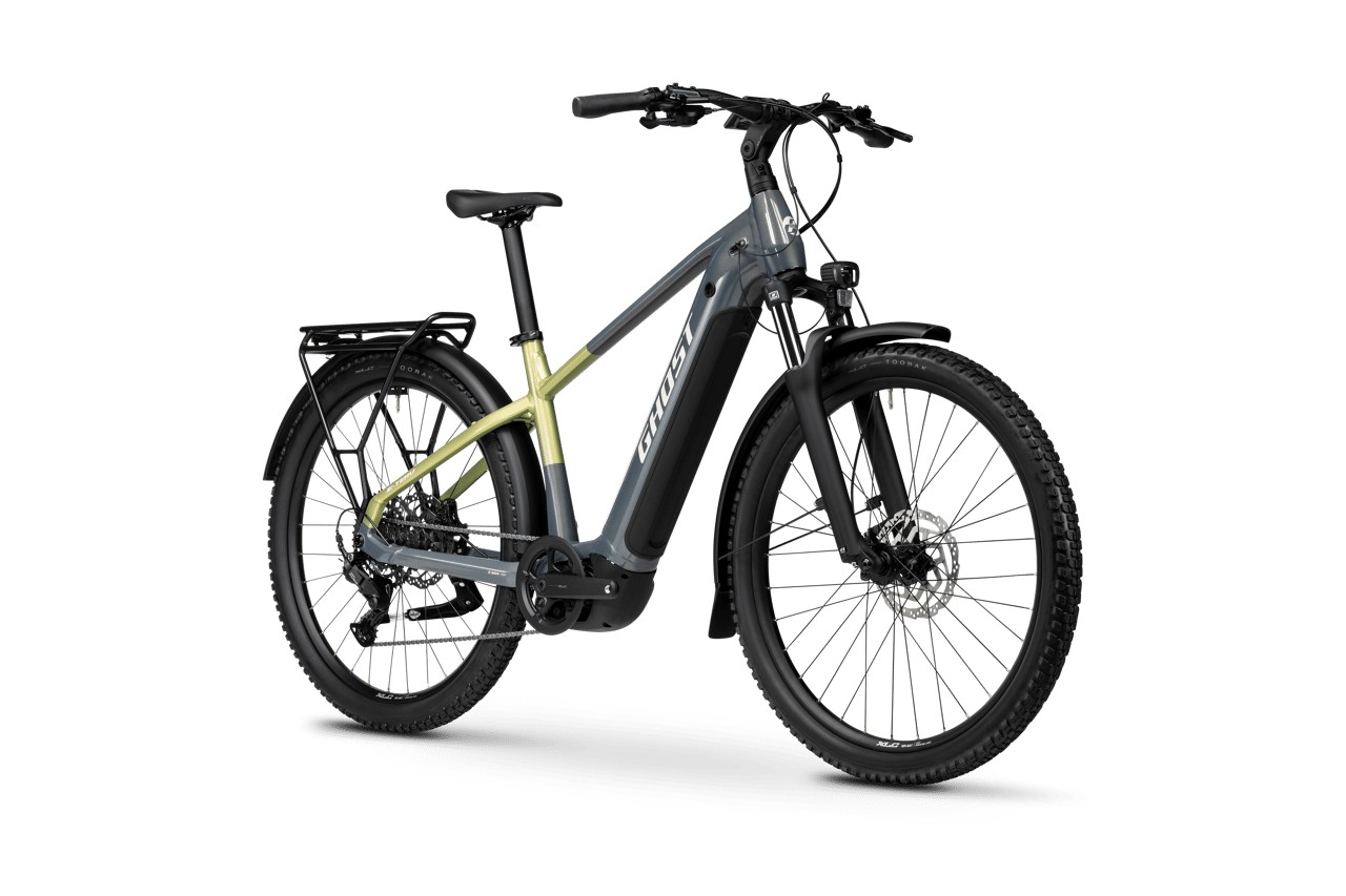 Rower elektryczny Ghost E-TERU EQ Black / Cactus Glosy 540Wh