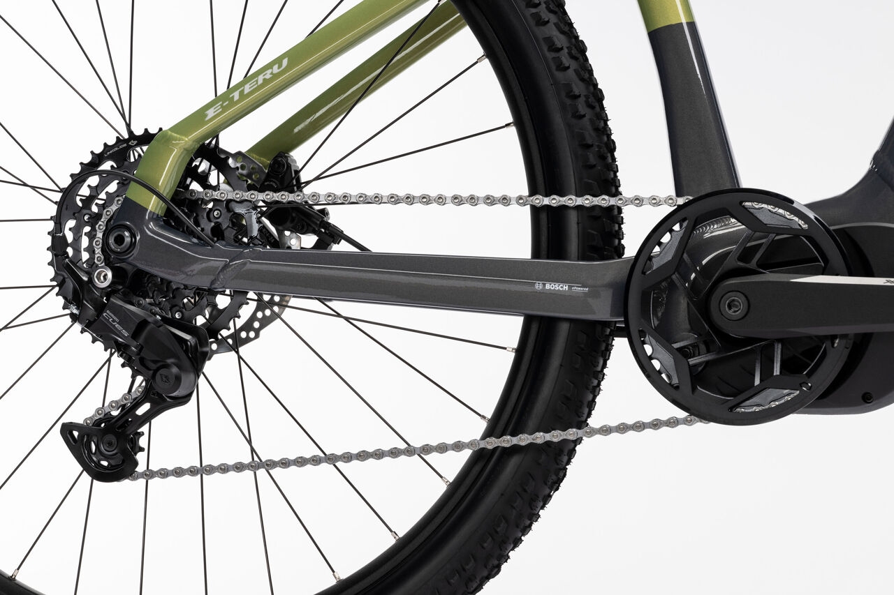 Rower elektryczny Ghost E-TERU Black / Cactus Glosy 540Wh