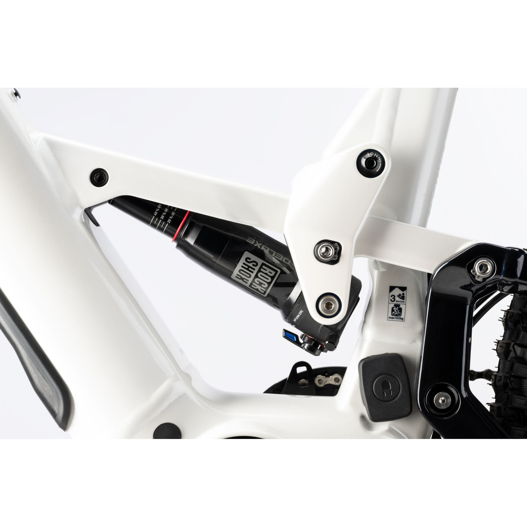 Rower elektryczny Haibike Alltrail 8 27.5 Low White Blue Gold 800Wh