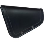 Sakwa boczna skórzana trójkątna gładka klamra