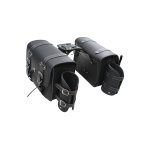 Sakwy z uchwytami na butelki i zamkami 32x24x13cm