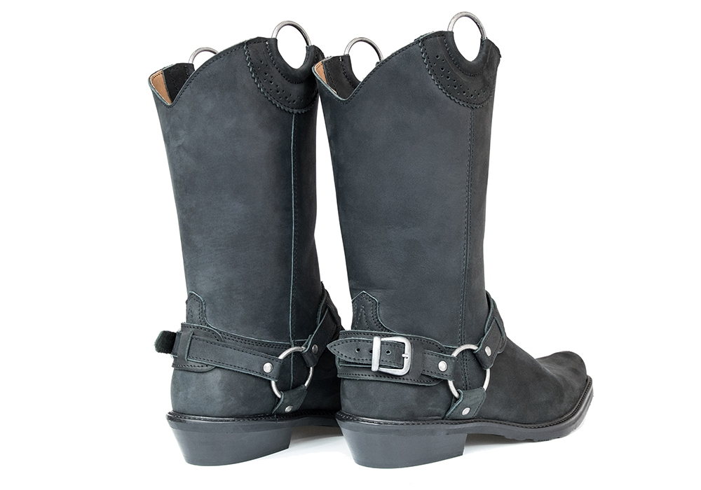 Skórzane buty motocyklowe - kowbojki