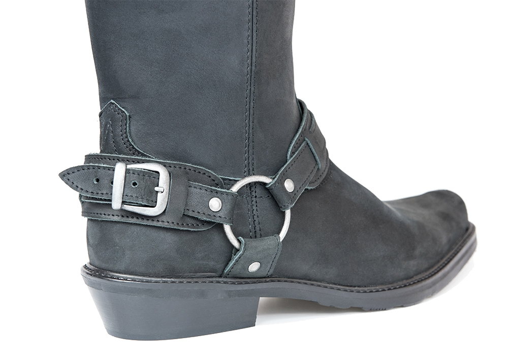 Skórzane buty motocyklowe - kowbojki
