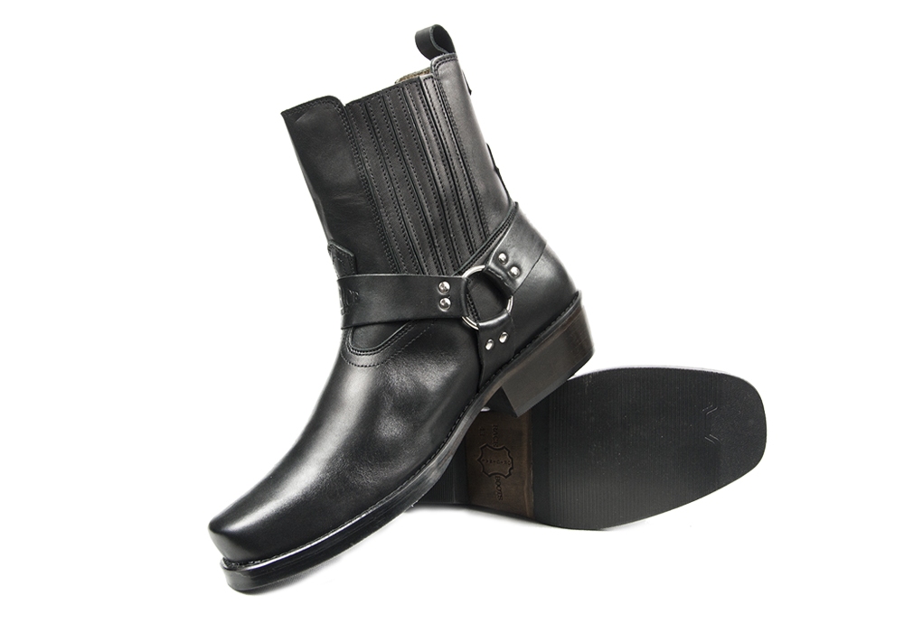 Skórzane buty motocyklowe