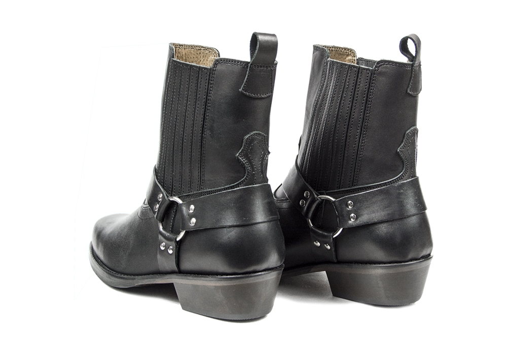 Skórzane buty motocyklowe