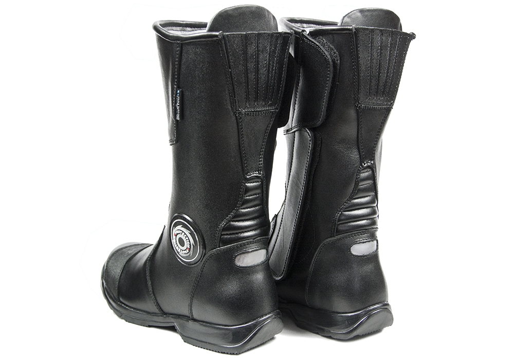 Skórzane buty motocyklowe