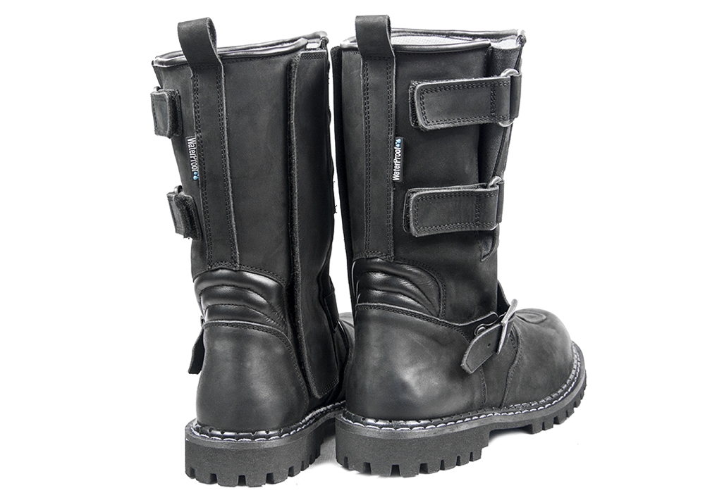 Skórzane buty motocyklowe