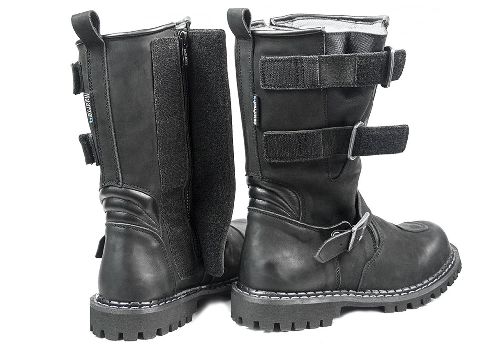 Skórzane buty motocyklowe