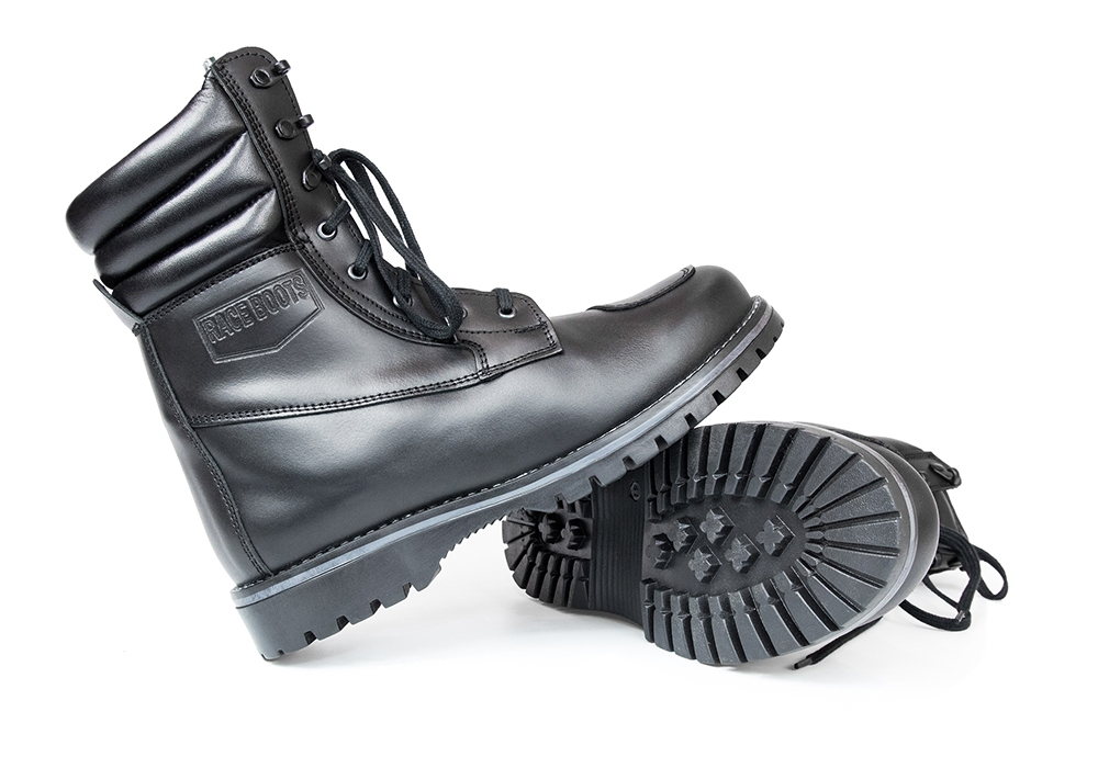 Skórzane buty motocyklowe