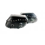 Skórzane sakwy motocyklowe 42x26x18cm z zamkami