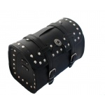 Skórzany kufer 40 cm z ćwiekami