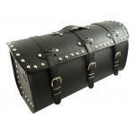 Skórzany kufer 65 cm z ćwiekami