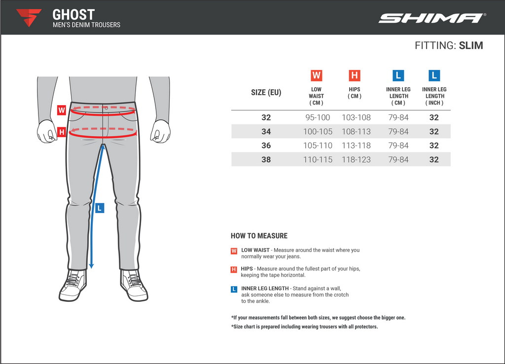 Spodnie motocyklowe Jeans Shima Ghost Blue