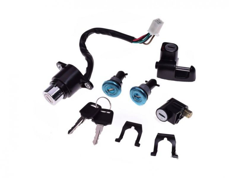 Stacyjka z zestawem zamków - motorowery street z pionowym cylindrem