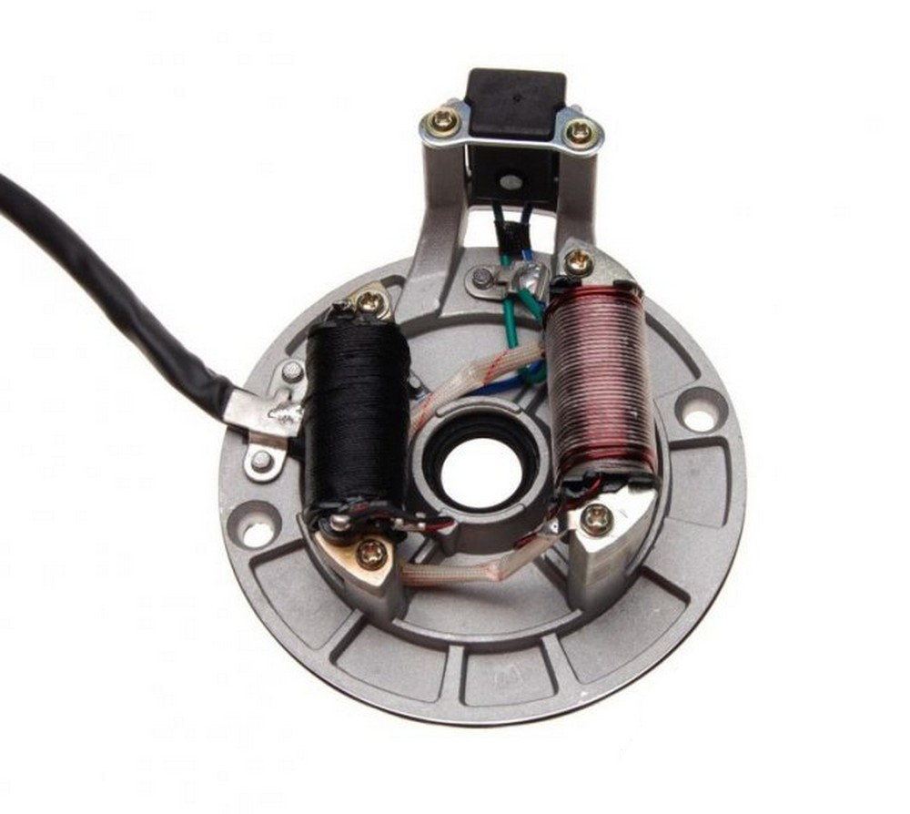 Stator iskrownik 2 cewki mini enduro 125CC 4T