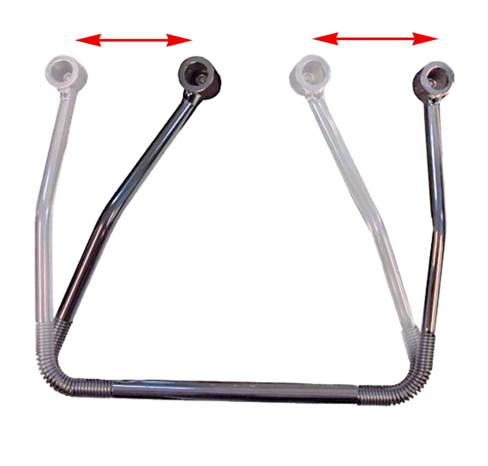 Stelaż pod sakwy - uniwersalny - regulowany