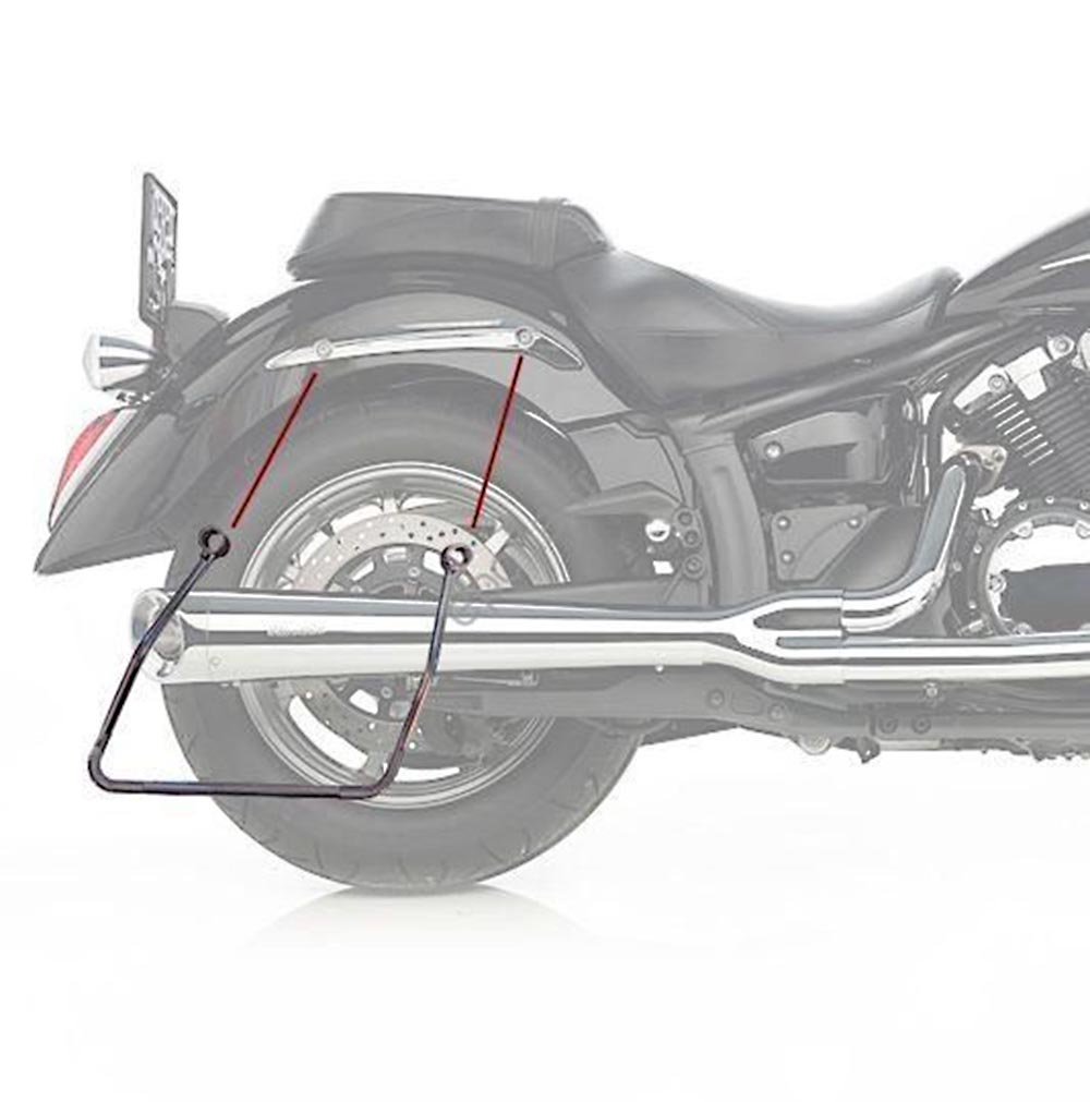 Stelaż pod sakwy - uniwersalny - regulowany