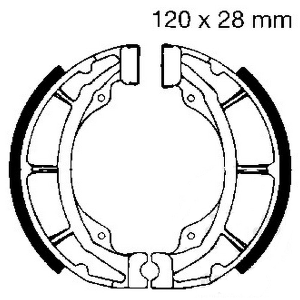 Szczęki hamulcowe EBC 617