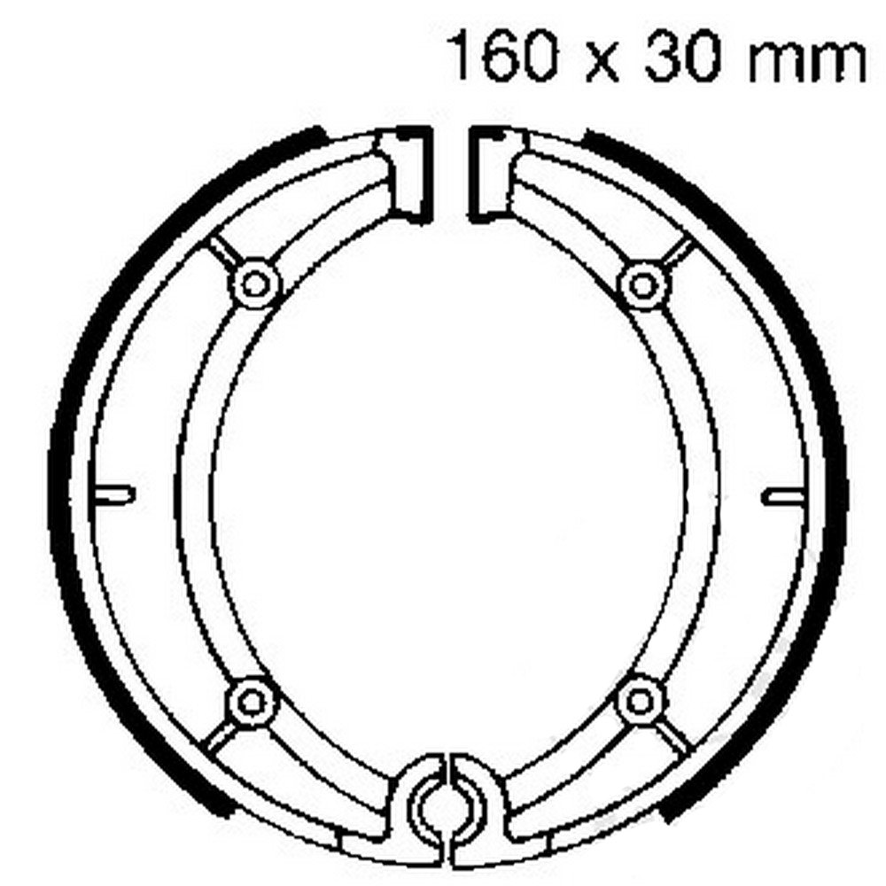 Szczęki hamulcowe EBC 921