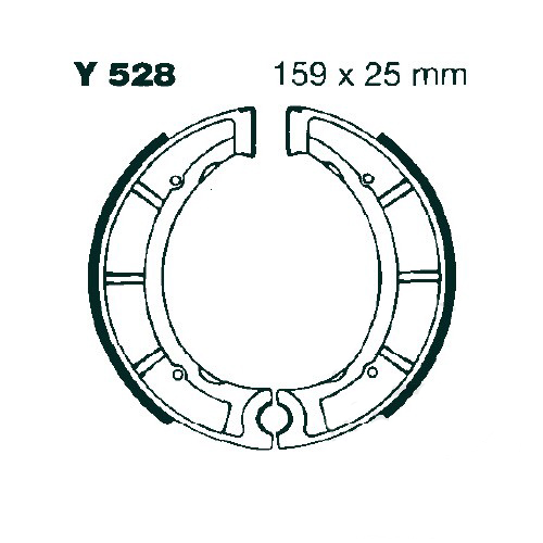 Szczęki hamulcowe EBC Y528