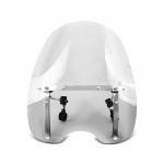 Szyba motocyklowa WINDSHIELD uniwersalna do chopperów 455x420 jasna