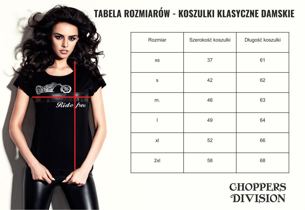 Koszulka T-shirt damski Cross - Choppers Division