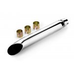 Tłumik motocyklowy turnout chrom Chopper 50cm Virago