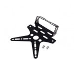 Uchwyt pod tablicę rejestracyjną uniwersalny czarny