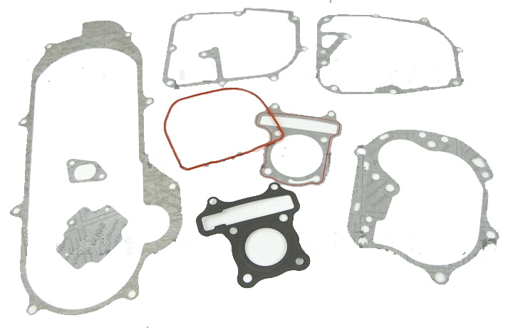 Uszczelki silnika do skuterów 4T/GY6/139QMB - cylinder 50ccm bez azbestu! - komplet