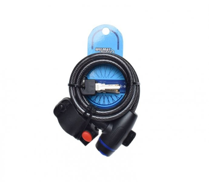 Zabezpieczenie rowerowe, spirala, 8x1500mm