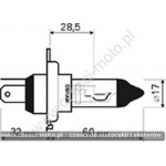 Żarówka 12V 60/55W H4