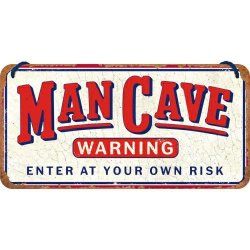  Zawieszka Man Cave Warning