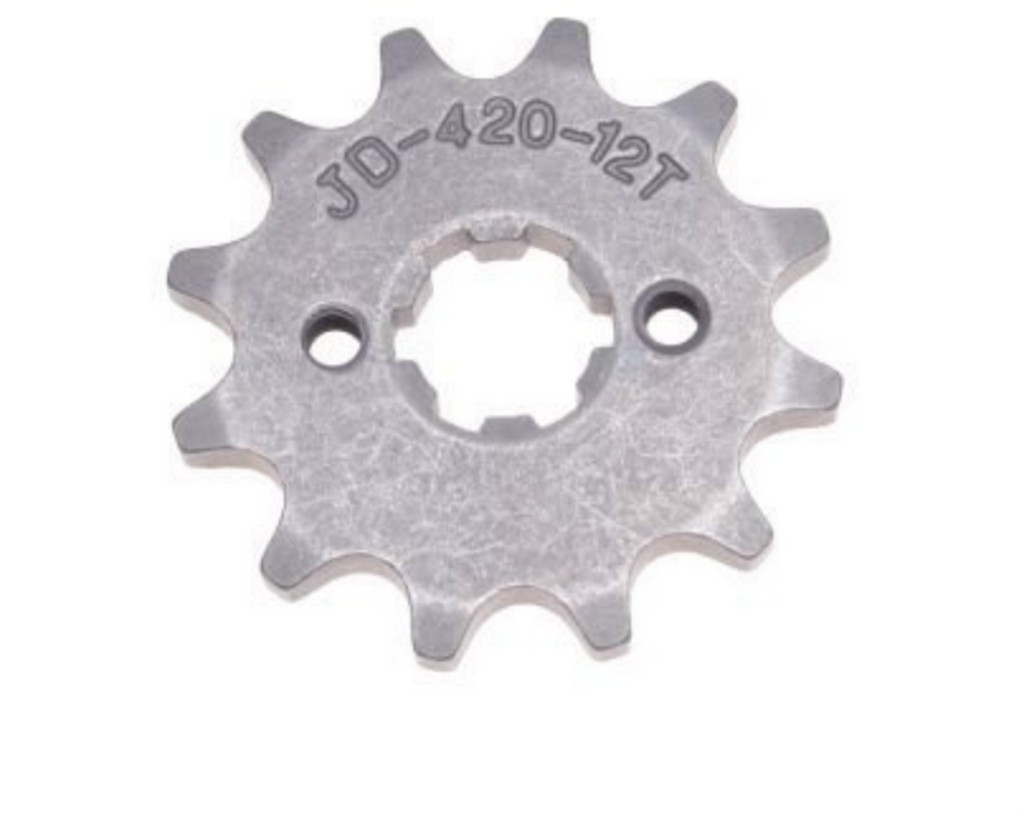 Zębatka przednia, 12 zębów, rozmiar 420 - motorower 4T / 139FMB
