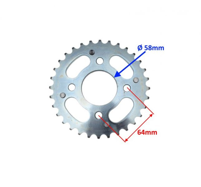 Zębatka tylna 32z 520 Chopper 150 250