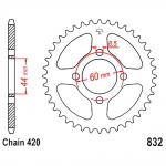 Zębatka tylna 832-41, 41 zębów, rozmiar 420