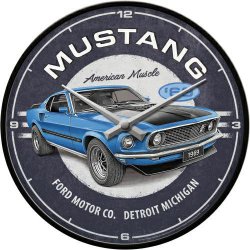  Zegar ścienny Ford Mustang 1969