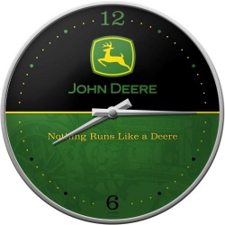  Zegar Ścienny John Deere Logo