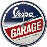 Zegar Ścienny Vespa Garage