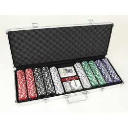  Zestaw do pokera 500 żetonów + walizka